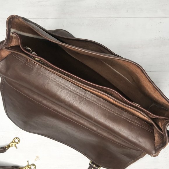 1980's Leather Laptop Bag - Picture 9 of 12